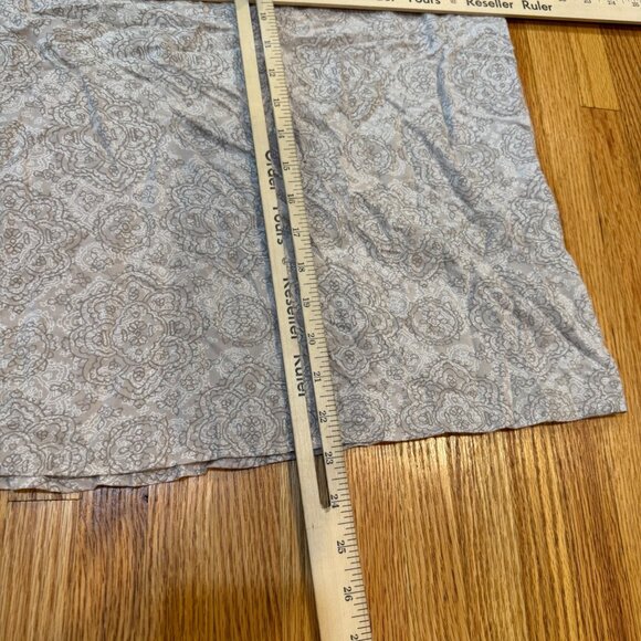 Marina Luna Womens Paisley Top Size L 3/4 Sleeve 100% Rayon - Picture 4 of 7